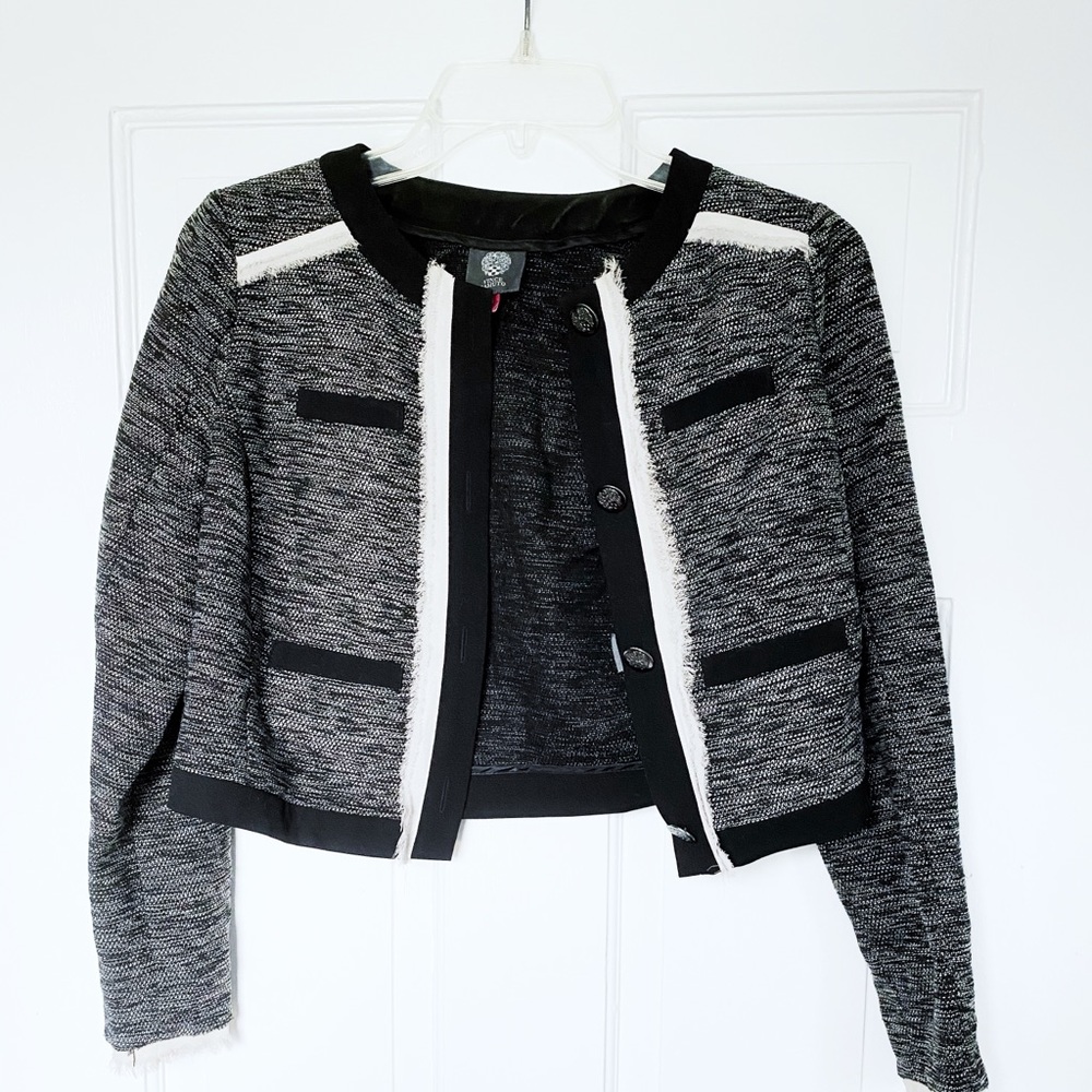 Vince Camino Crop Blazer | Small Petite